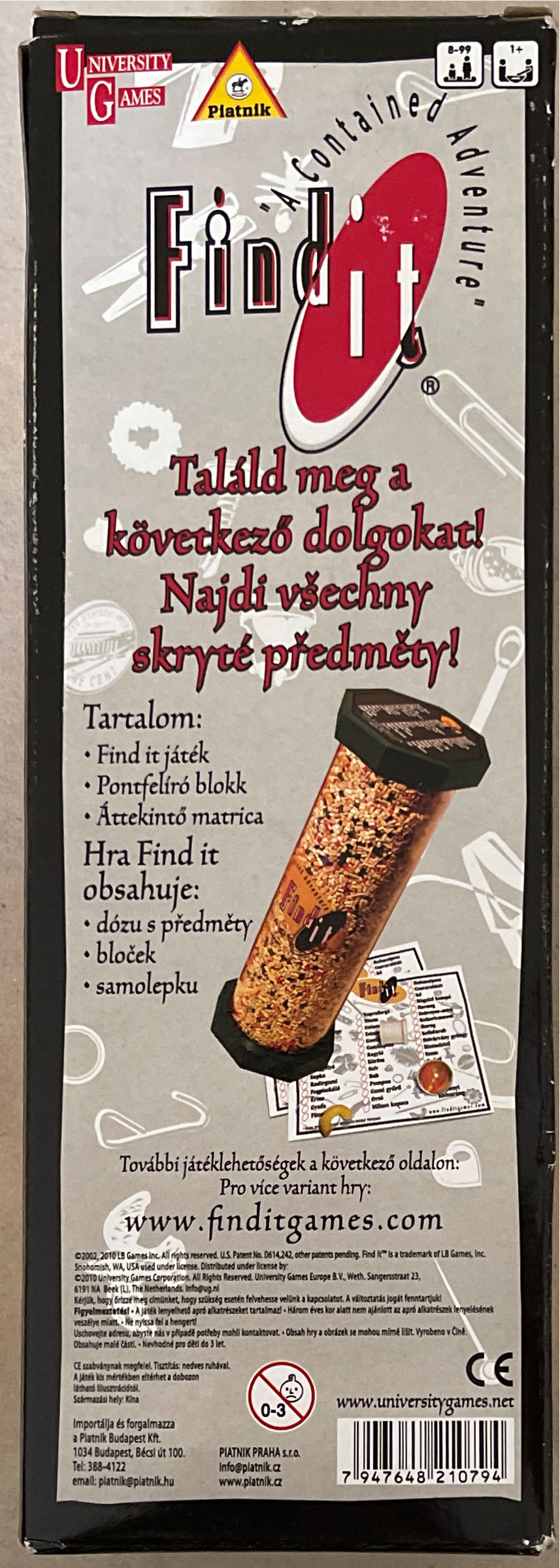 Find it games  (1+) board game collectible [Barcode 7947648210794] - Main Image 2