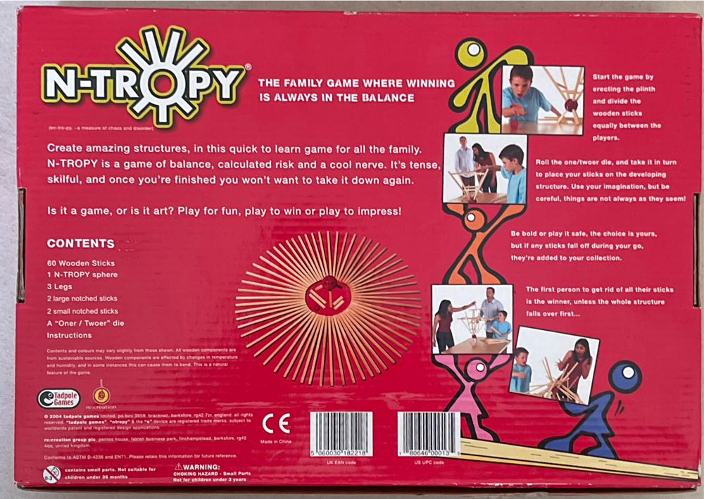 N-Tropy Balancing Game  (2+) board game collectible [Barcode 180646000135] - Main Image 2