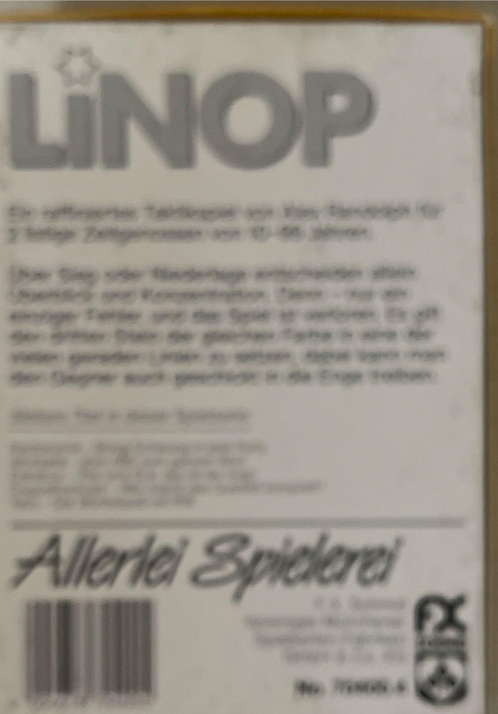 Linop  (2) board game collectible [Barcode 4004618704004] - Main Image 2