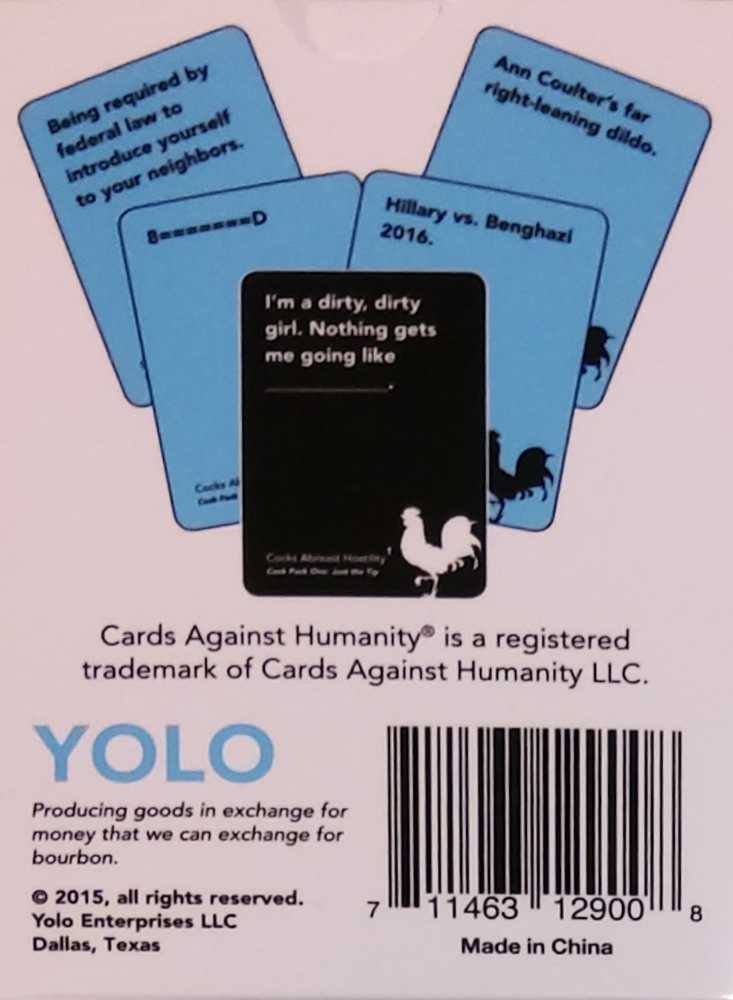 Cocks Abreast Hostility: Cock Pack One: Just The Tip  (4+) board game collectible [Barcode 711463129008] - Main Image 2