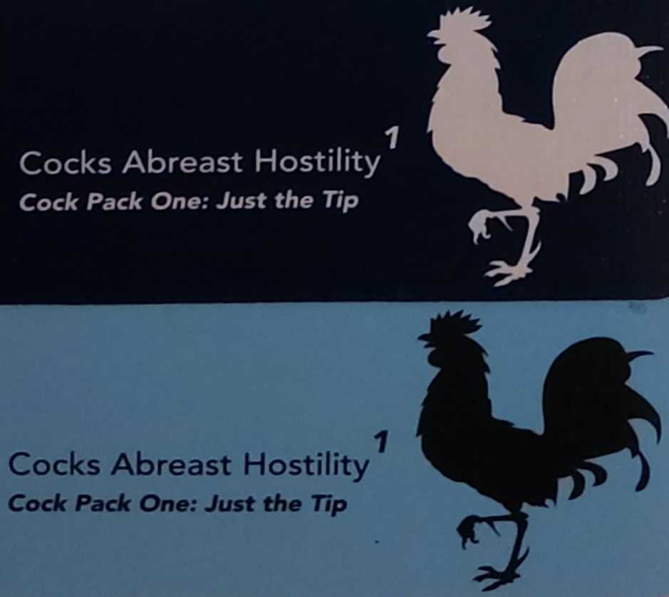 Cocks Abreast Hostility: Cock Pack One: Just The Tip  (4+) board game collectible [Barcode 711463129008] - Main Image 4