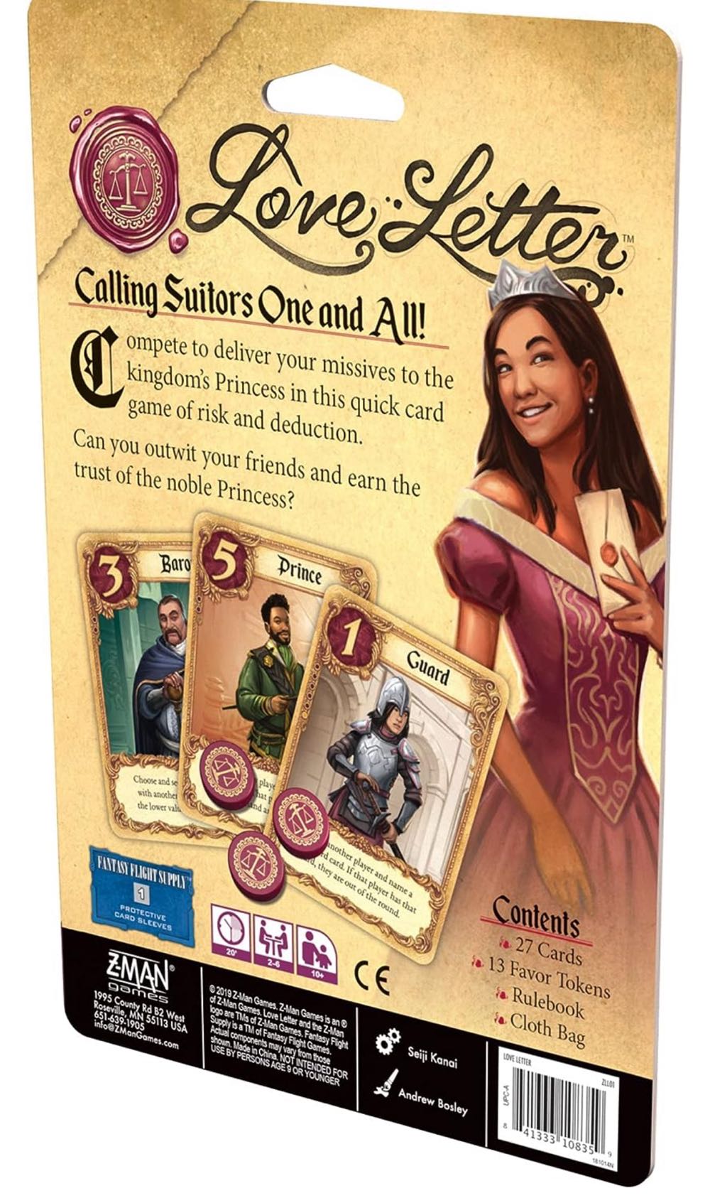 Love Letters  (2-6) board game collectible - Main Image 2