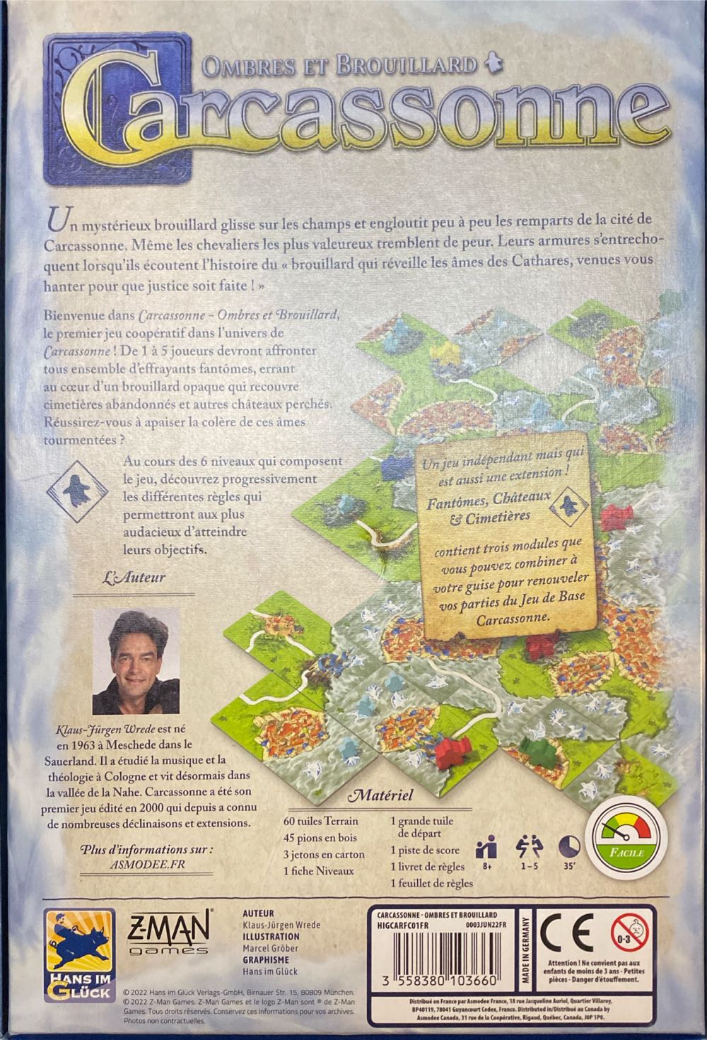 Carcassonne Shadows & Fog  (1-5) board game collectible [Barcode 3558380103660] - Main Image 2