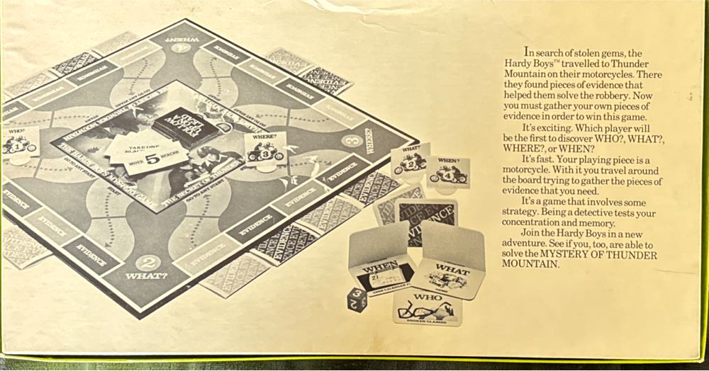 Hardy Boys Mystery Game  board game collectible - Main Image 2