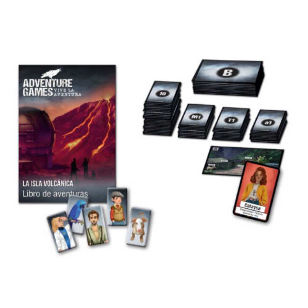 ADVENTURE GAMES - LA ISLA VOLCÁNICA   (1-4) board game collectible [Barcode 8436589625280] - Main Image 3