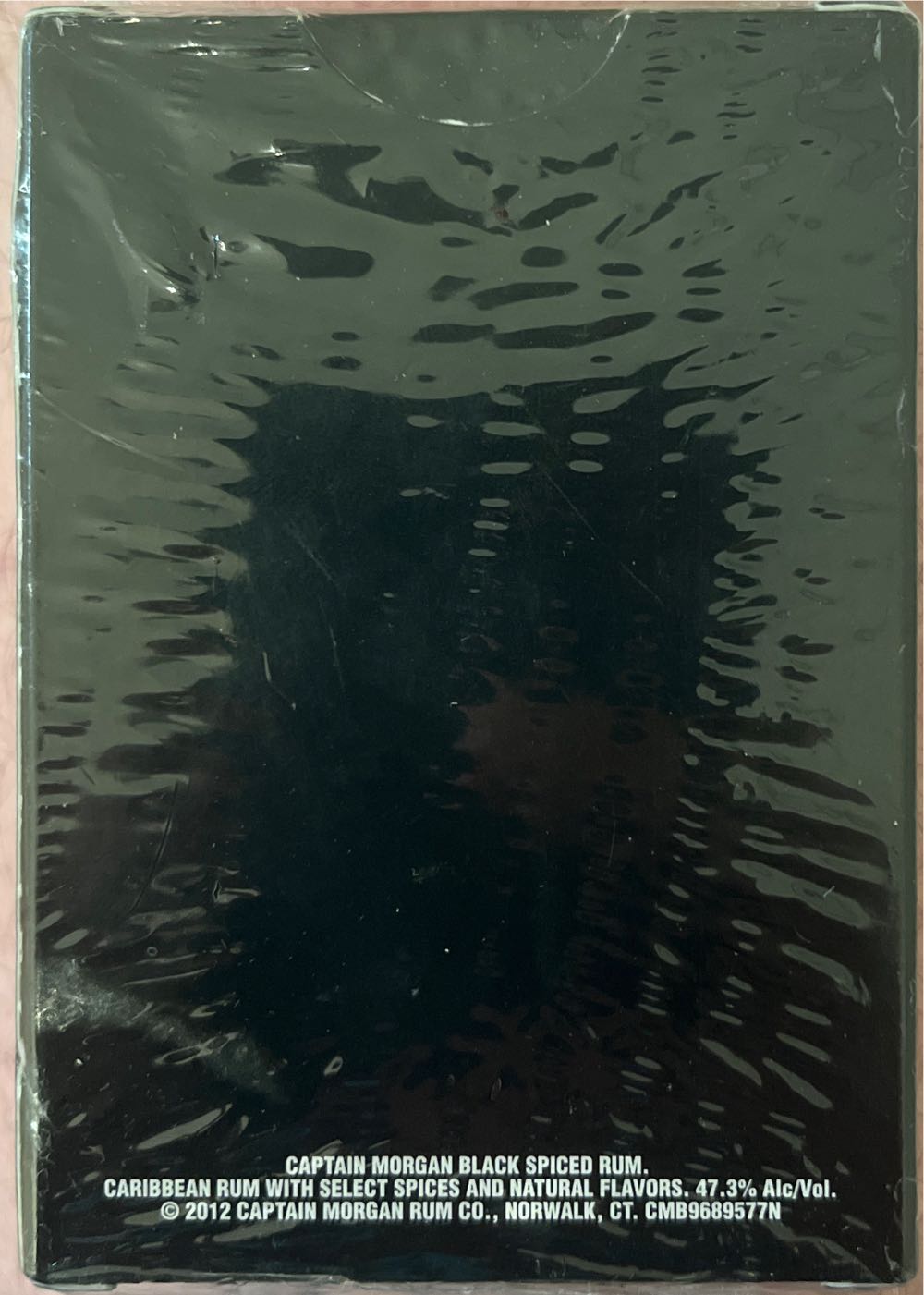 Captain Morgan Black Spiced Run Playing Cards  board game collectible - Main Image 2