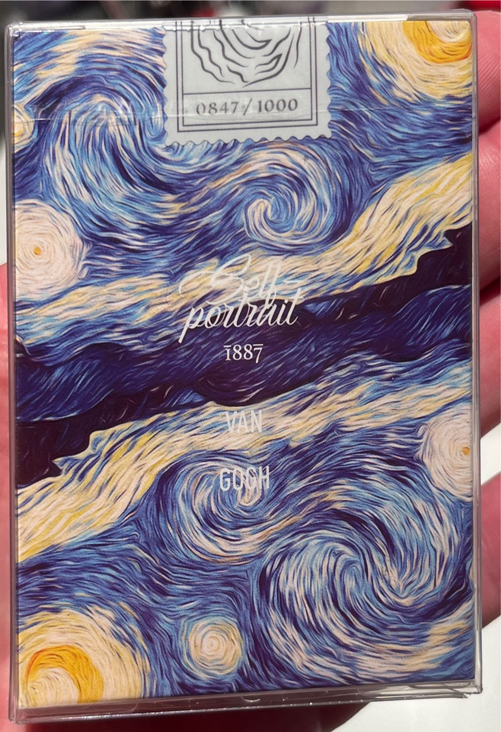 Van Gogh Self Portrait Amsterdam Playing Cards 0847/1000  board game collectible - Main Image 2