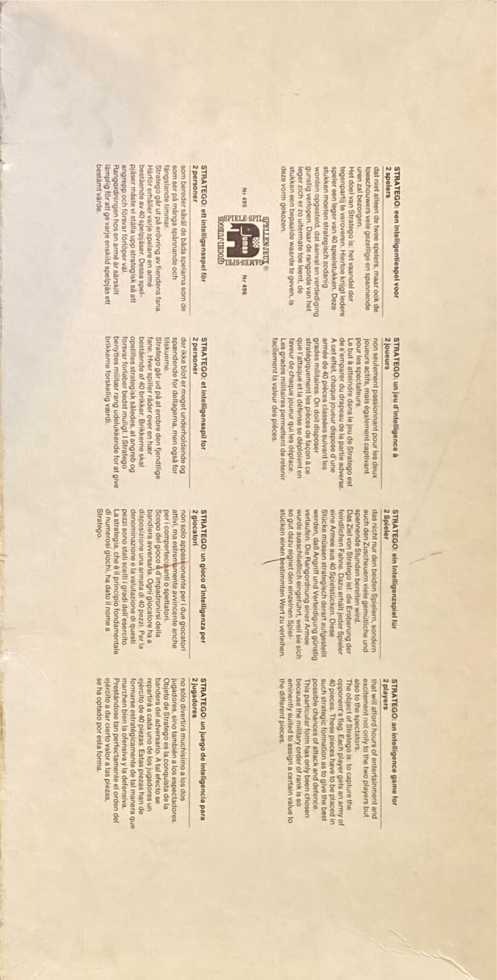 Stratego Jumbo  (2) board game collectible - Main Image 2