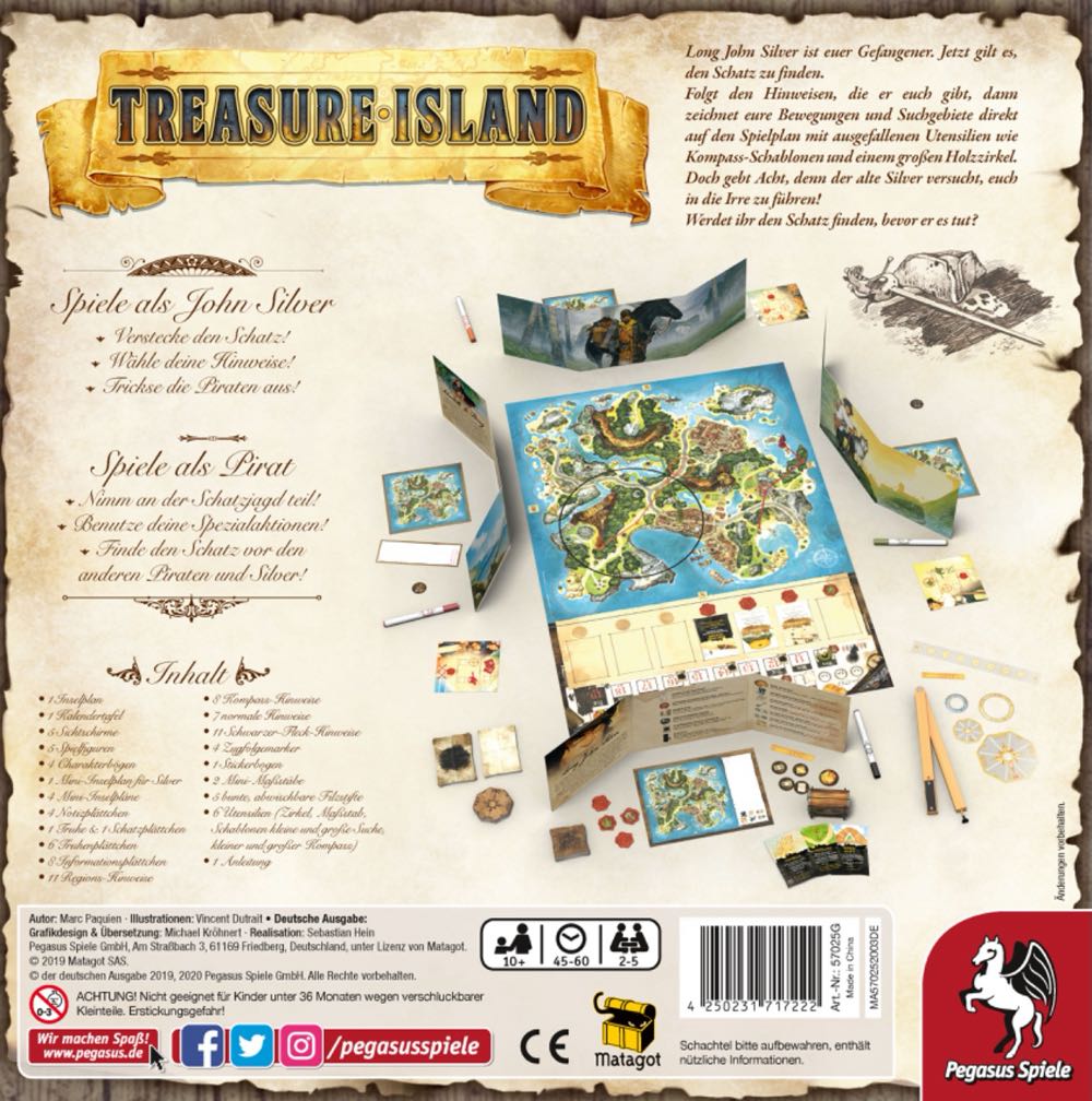 Treasure Island  (2-5) board game collectible [Barcode 4250231717222] - Main Image 2