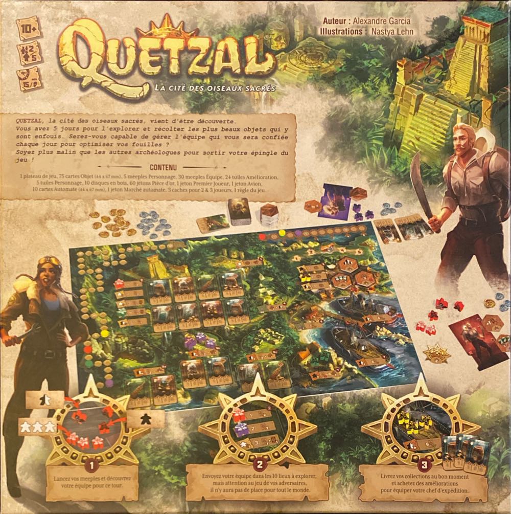 Quetzal - La cité des oiseaux sacrés  (2-5) board game collectible [Barcode 3421271125419] - Main Image 2