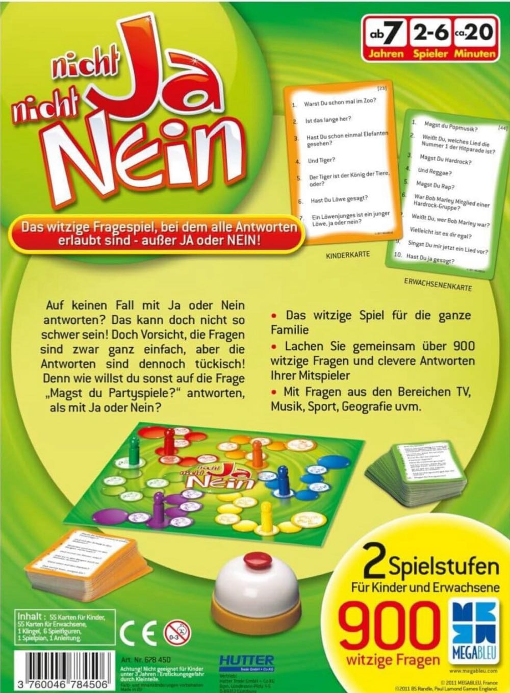 Nicht Ja Nicht Nein  (2-6) board game collectible [Barcode 3760046784506] - Main Image 2