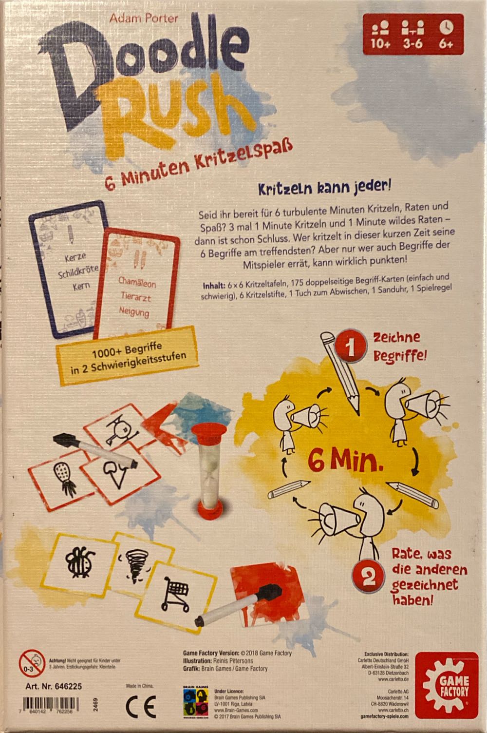 Doodle Rush  (3-6) board game collectible [Barcode 7640142762256] - Main Image 2