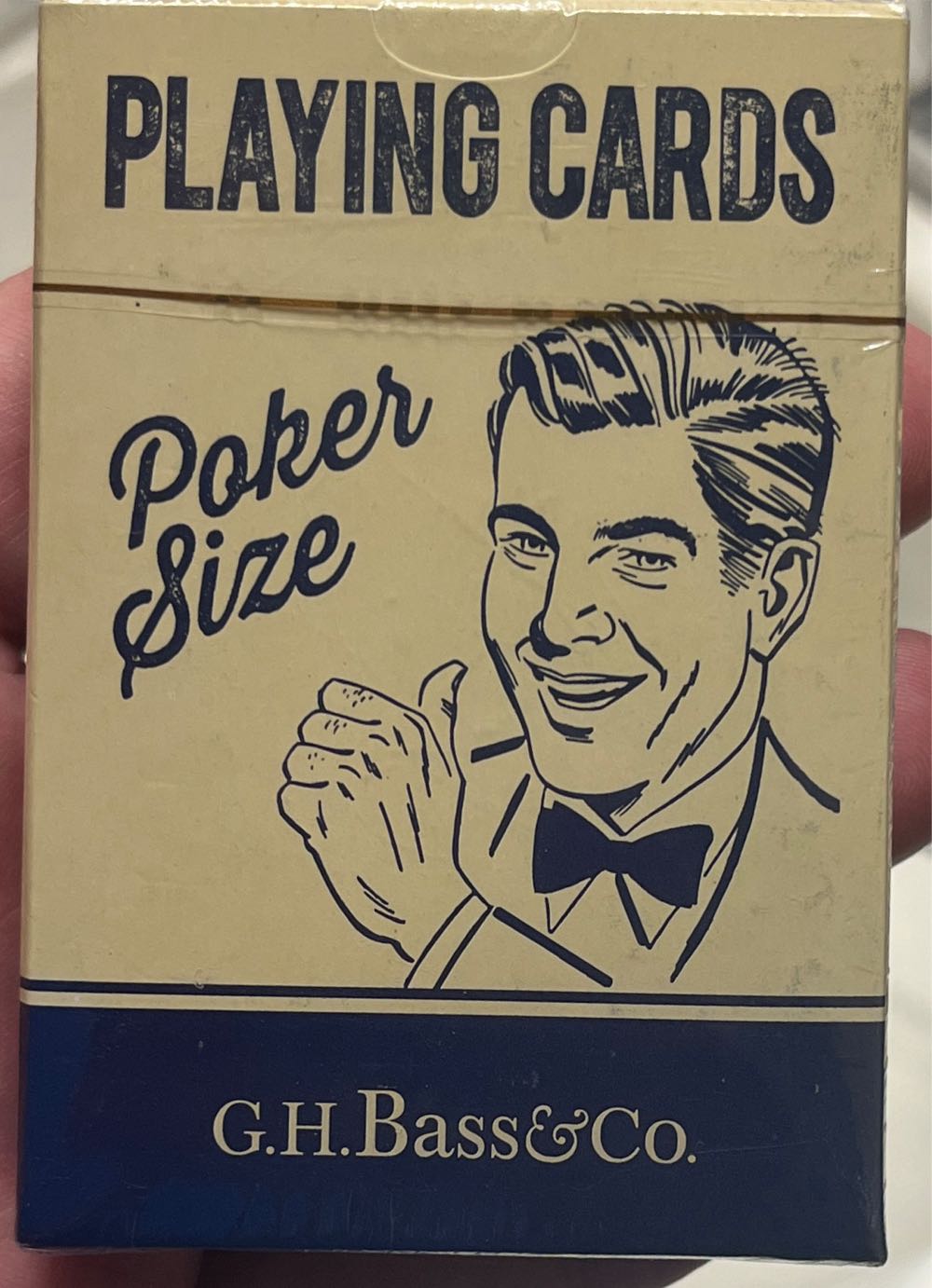G.H. Bass & Co. Advertising Playing Cards, Poker Size, Sealed  board game collectible - Main Image 2