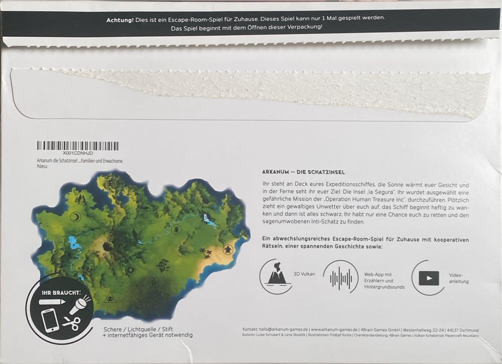 Arkanum-Die Schatzinsel  (6) board game collectible - Main Image 2