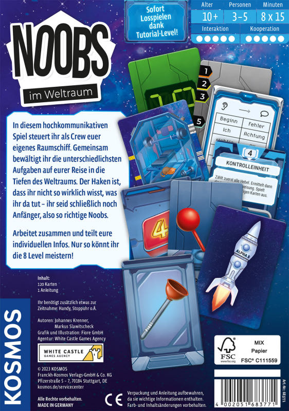 Noobs im Weltraum  (3-5) board game collectible [Barcode 4002051683771] - Main Image 2