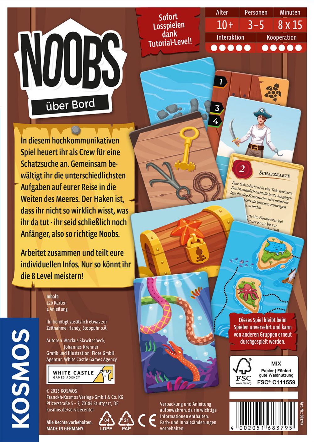 Noobs über Bord  (3-5) board game collectible [Barcode 4002051683795] - Main Image 2