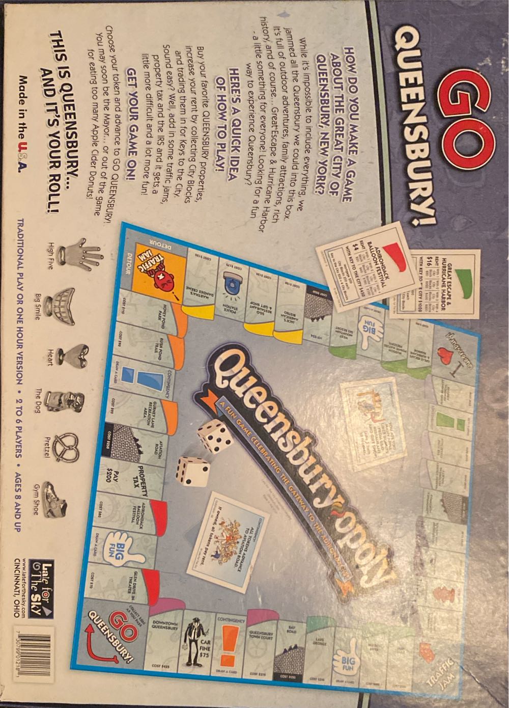 Queensbury Opoly  board game collectible - Main Image 2