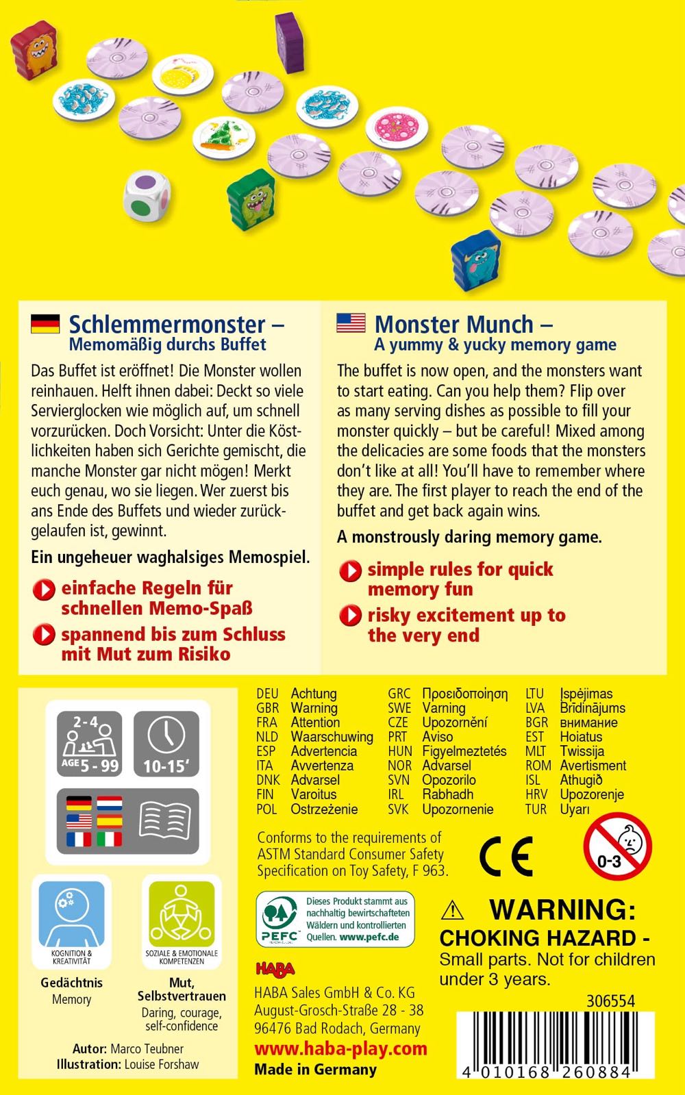 Schlemmermonster  (2-4) board game collectible [Barcode 4010168260884] - Main Image 2