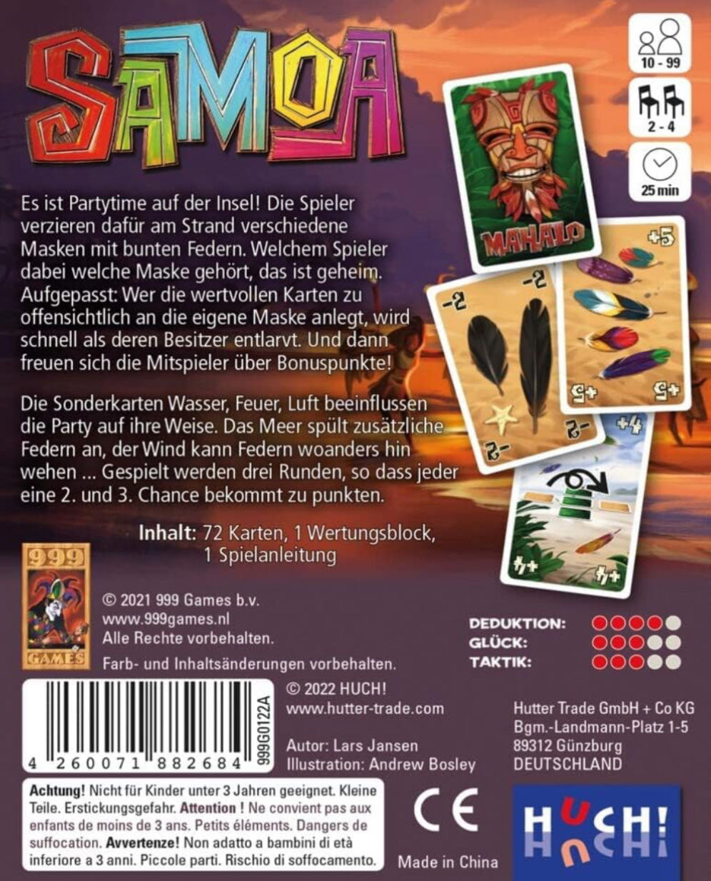 Samoa  (2-4) board game collectible [Barcode 4260071882684] - Main Image 2