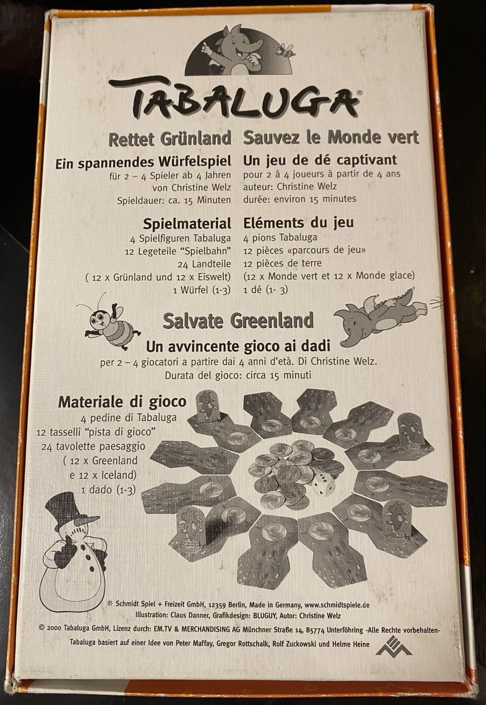 Tabaluga Rettet Grünland  (2-4) board game collectible [Barcode 4001504510602] - Main Image 2
