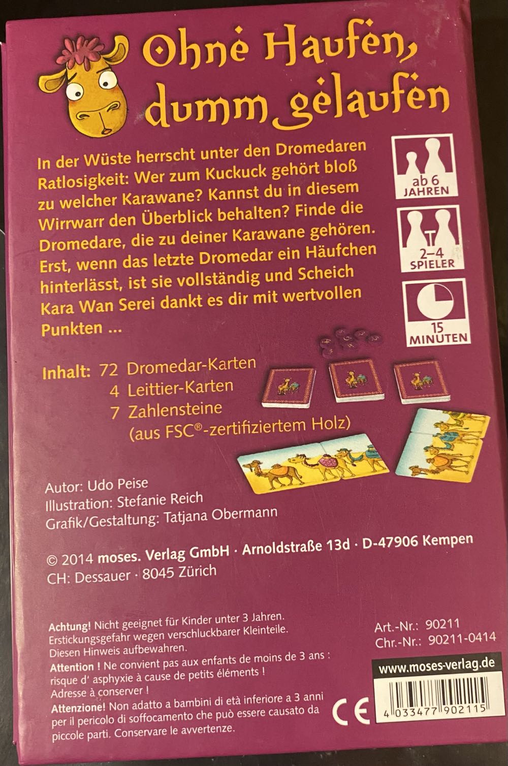 Ohne Haufen, dumm gelaufen  (2-4) board game collectible [Barcode 4033477902115] - Main Image 2