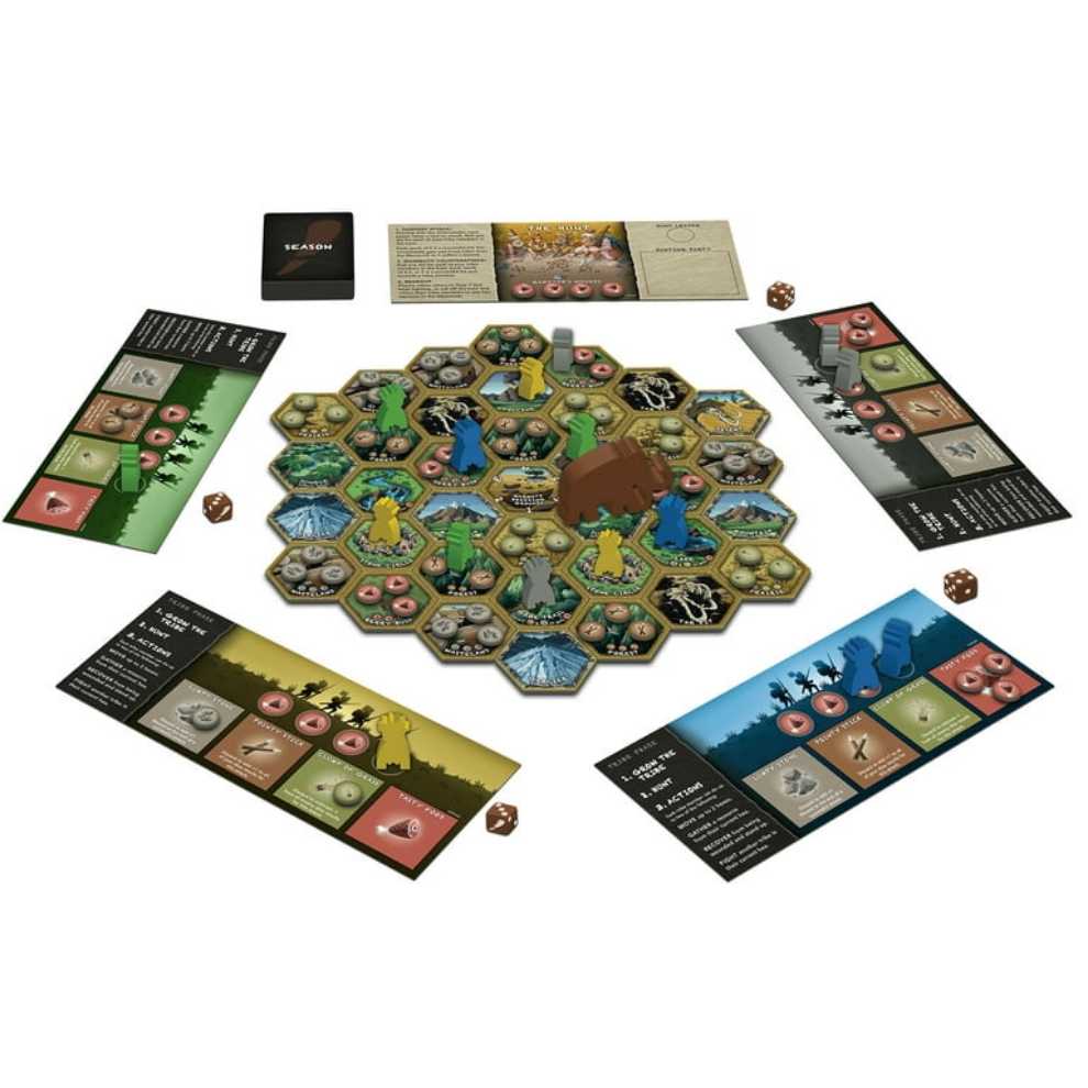 Tusk! Surviving The Ice Age  (2-4) board game collectible [Barcode 9781638840589] - Main Image 4
