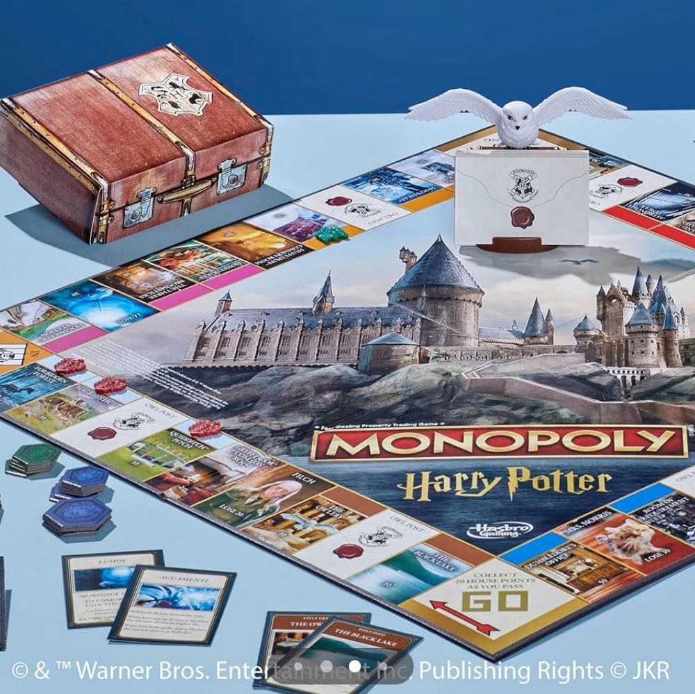 Monopoly Harry Potter Edition Board Game | A Magical Adventure At Hogwarts | Ages 8 And Up | 2 To 6 Players | Family Games | Gifts For Kids And Adults  (8+) board game collectible [Barcode 195166264776] - Main Image 2