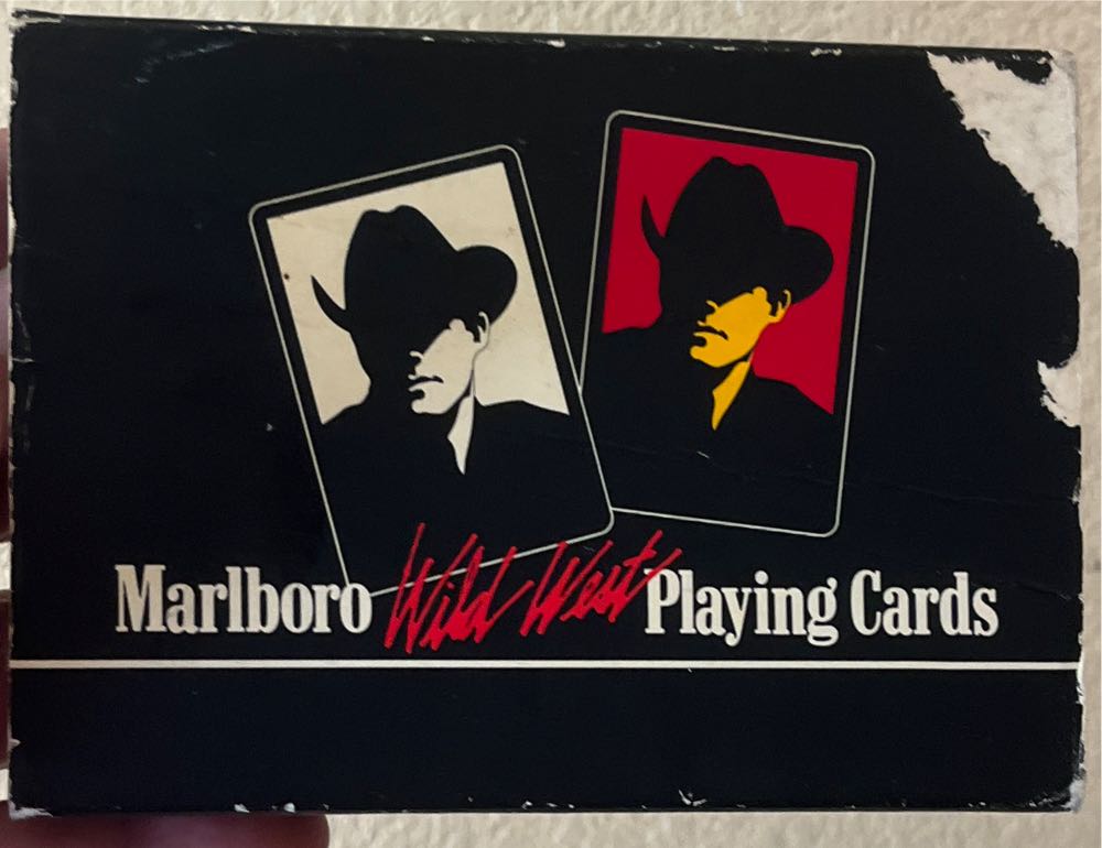 Marlboro Wild West Playing Cards Cigerettes  board game collectible - Main Image 4