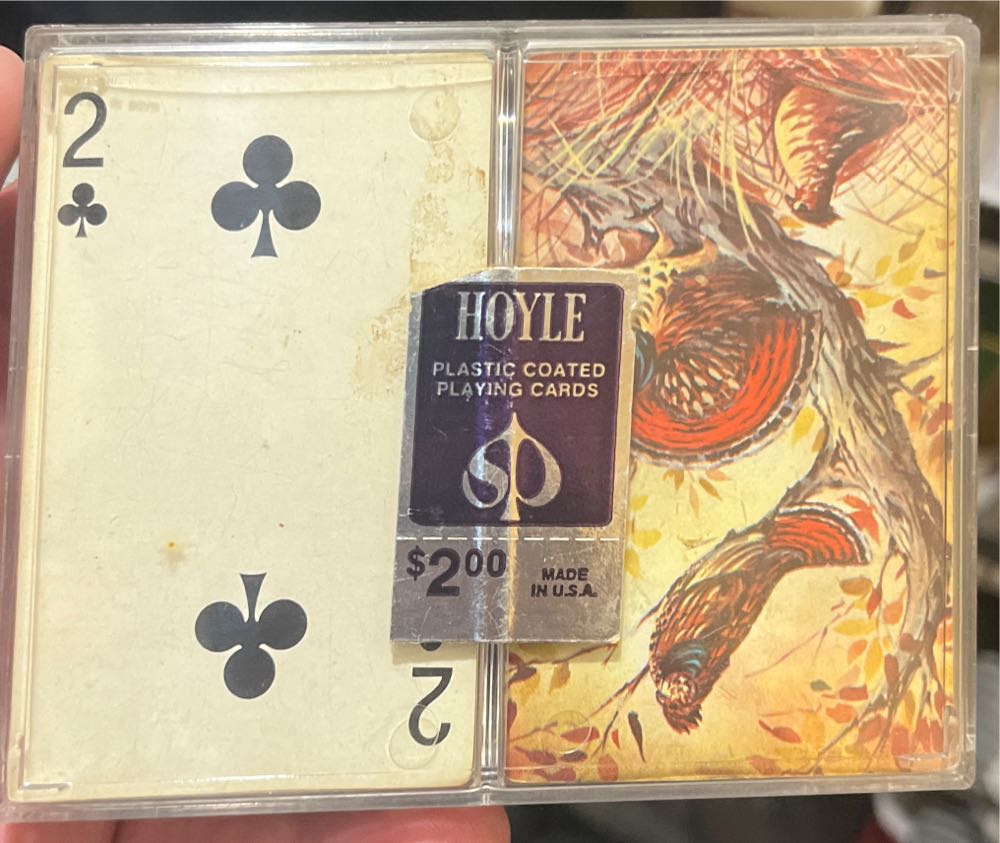 Duck And Waterfoul Birds Double Deck Hoyle Bridge  board game collectible - Main Image 3