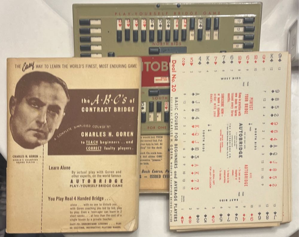 Autobridge Play Yourself Bridge Game  board game collectible - Main Image 2