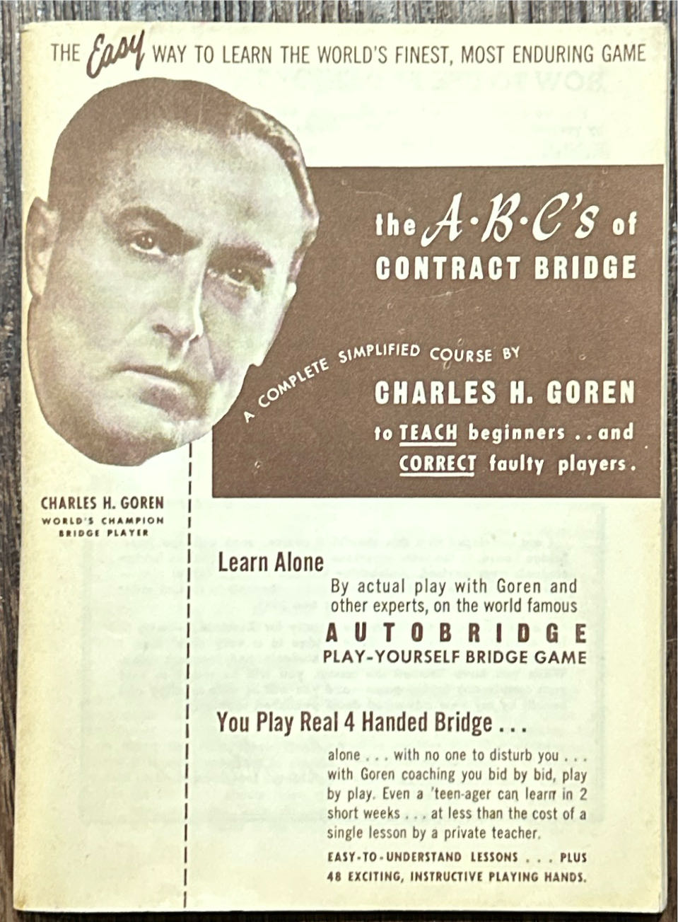 Autobridge Play Yourself Bridge Game  board game collectible - Main Image 4