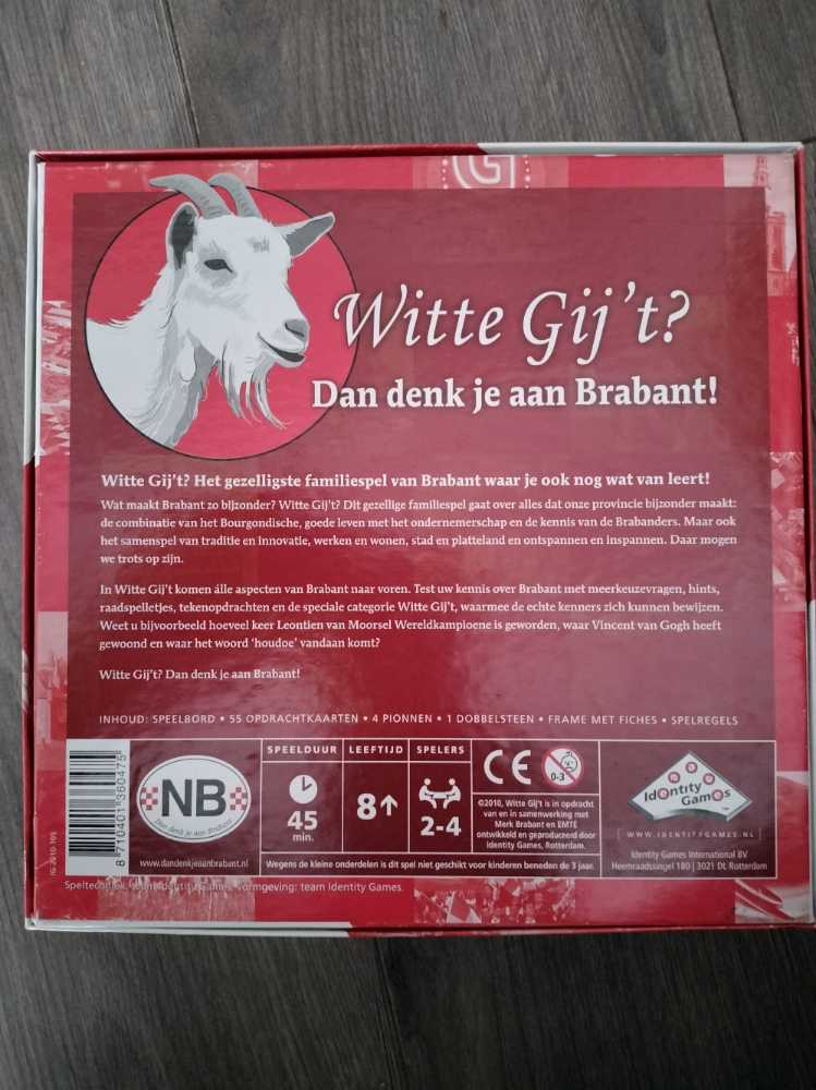 Witte Gij’t?  board game collectible [Barcode 8710401360475] - Main Image 2