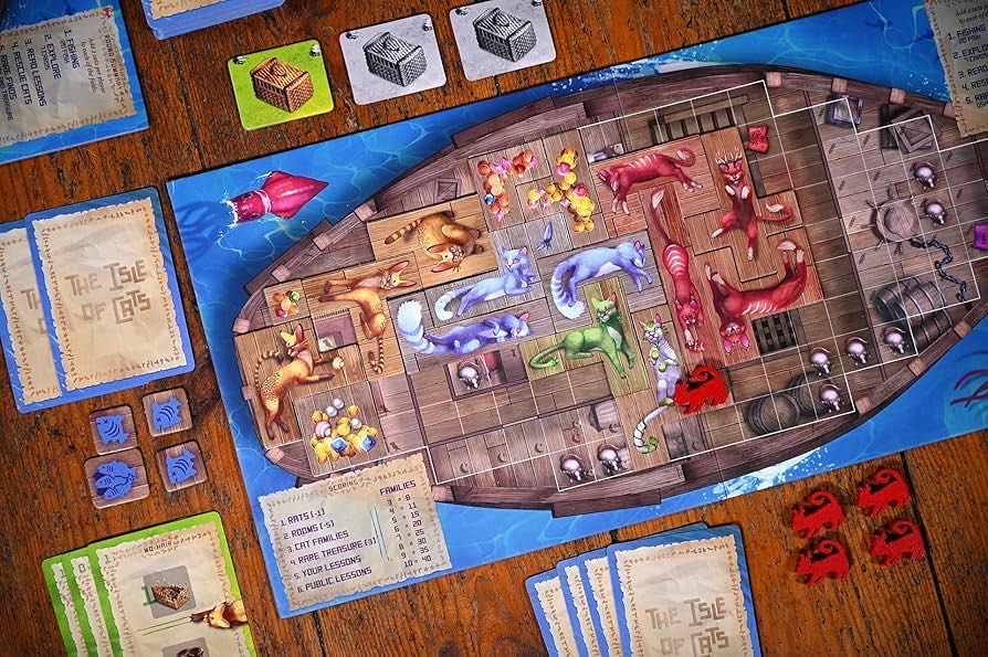 The Isle Of Cats  (2-4) board game collectible [Barcode 5060716751011] - Main Image 3