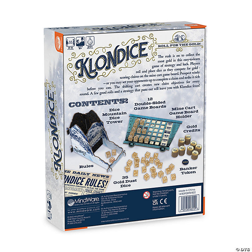Klondice  (2 To 6) board game collectible [Barcode 197640371468] - Main Image 2