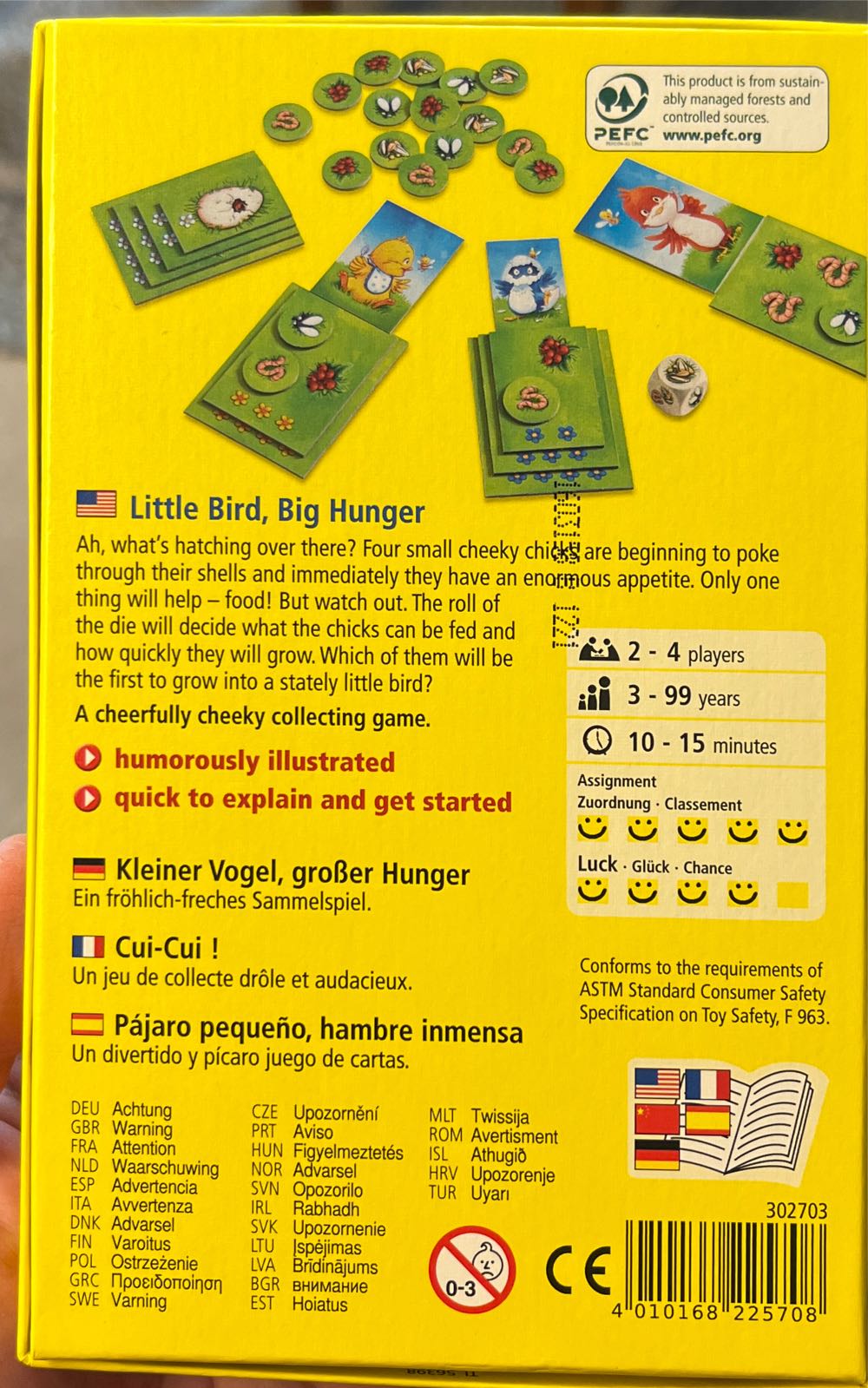 Little Bird, Big Hunger  (2-4) board game collectible [Barcode 4010168225708] - Main Image 2