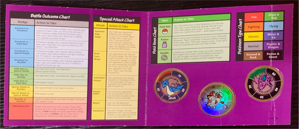 Pokémon Battling Coin Game  (2) board game collectible [Barcode 076930414095] - Main Image 3