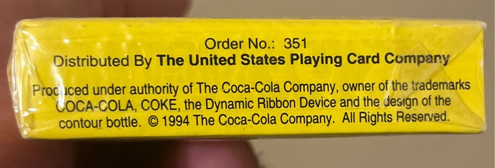 Coca Cola Yellow Always Cola Cola  board game collectible [Barcode 073854003510] - Main Image 3