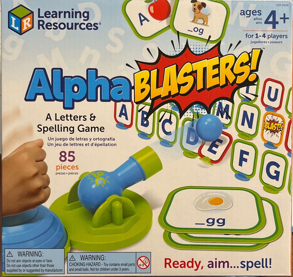 Alpha Blasters!  (1-4) board game collectible [Barcode 765023050240] - Main Image 2