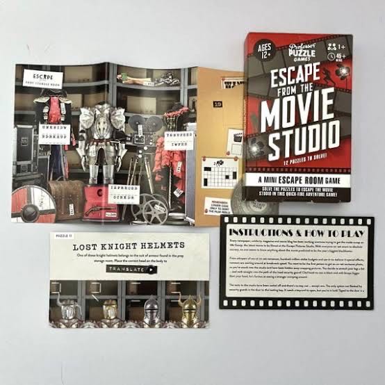 Escape From The Movie Studio  (1+) board game collectible [Barcode 5056297230687] - Main Image 3