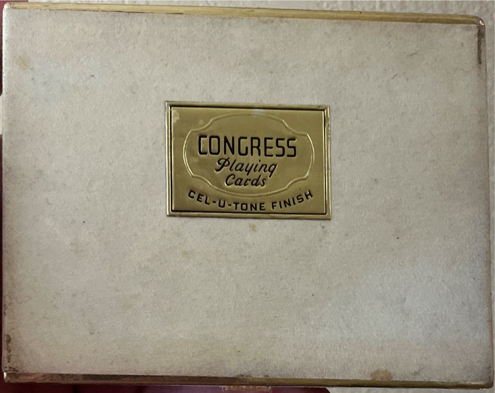 Congress Flowers. Yellow Trim 2 Decks  board game collectible - Main Image 2