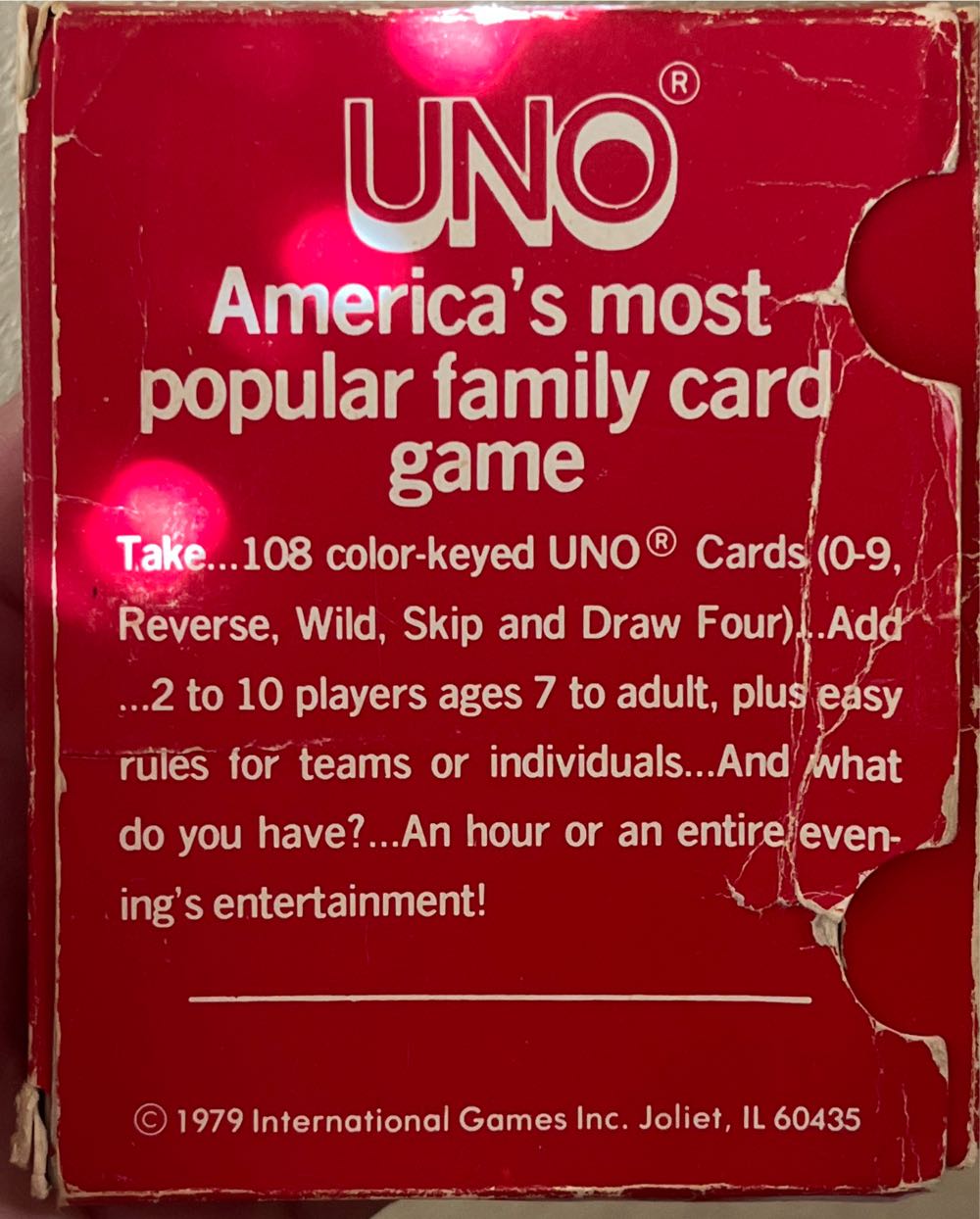 Uno 1979  board game collectible - Main Image 2
