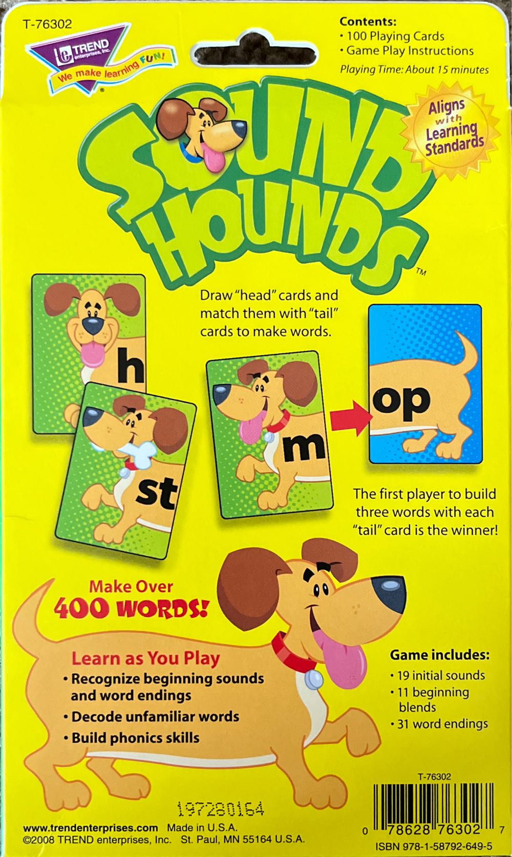 Sound Hounds  (1-4) board game collectible [Barcode 078628763027] - Main Image 2