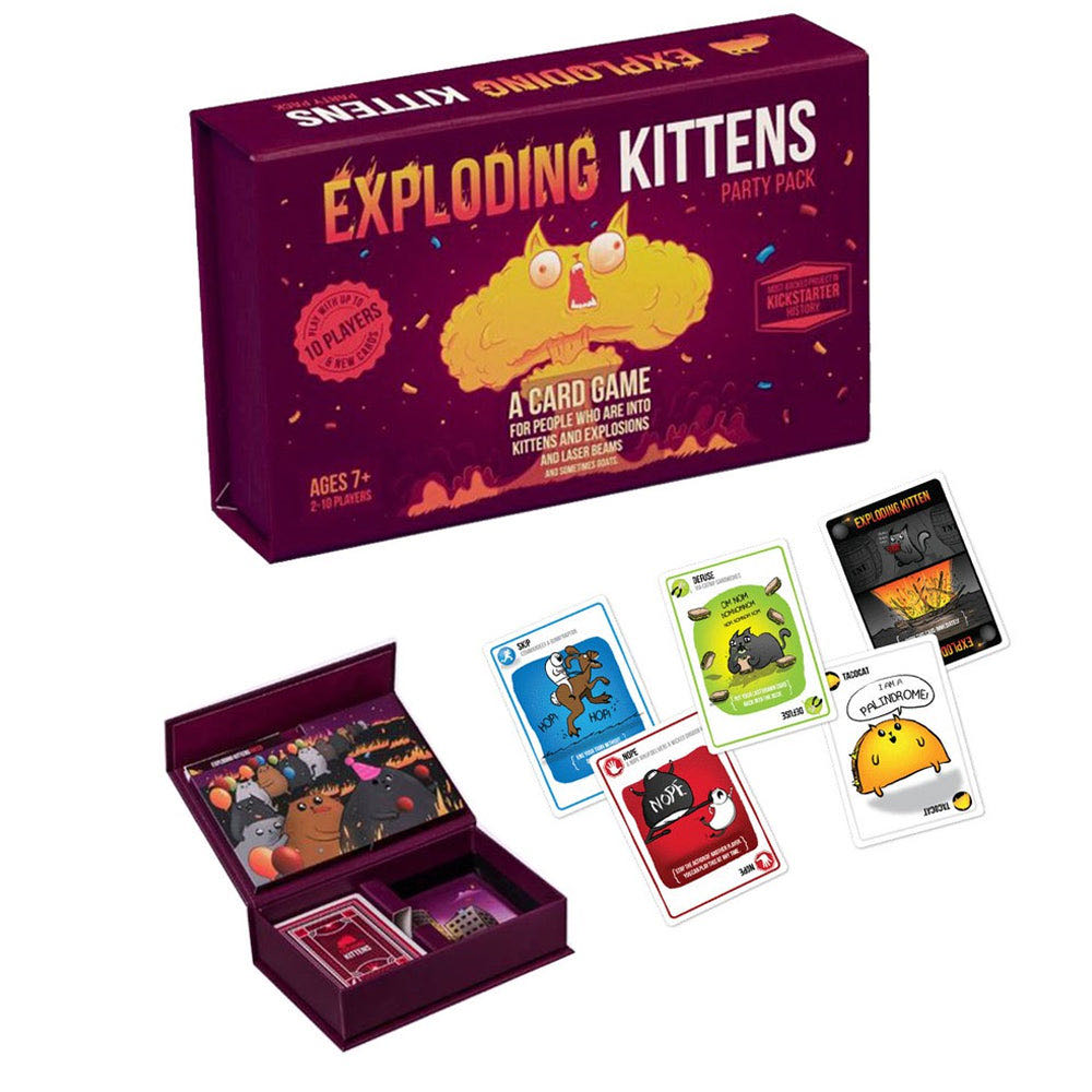 Exploding Kittens Party Pack  board game collectible [Barcode 155962000060] - Main Image 3