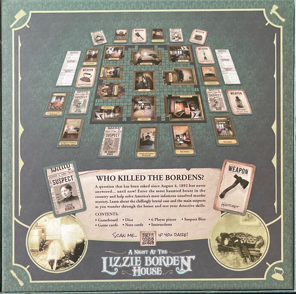 A Night At The Lizzie Borden House  (2-6) board game collectible - Main Image 3