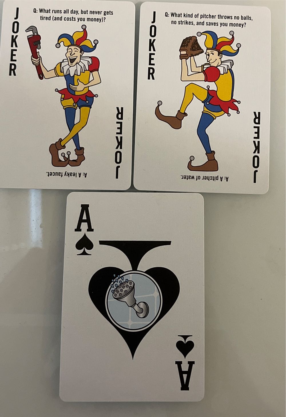 Water Saving Playing Cards Blue  board game collectible - Main Image 3