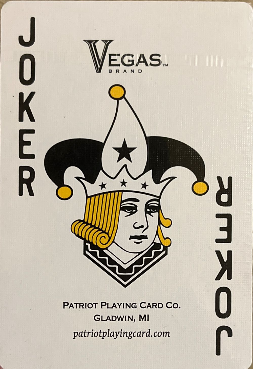  Vegas Brand Playing Cards Red V  board game collectible - Main Image 2