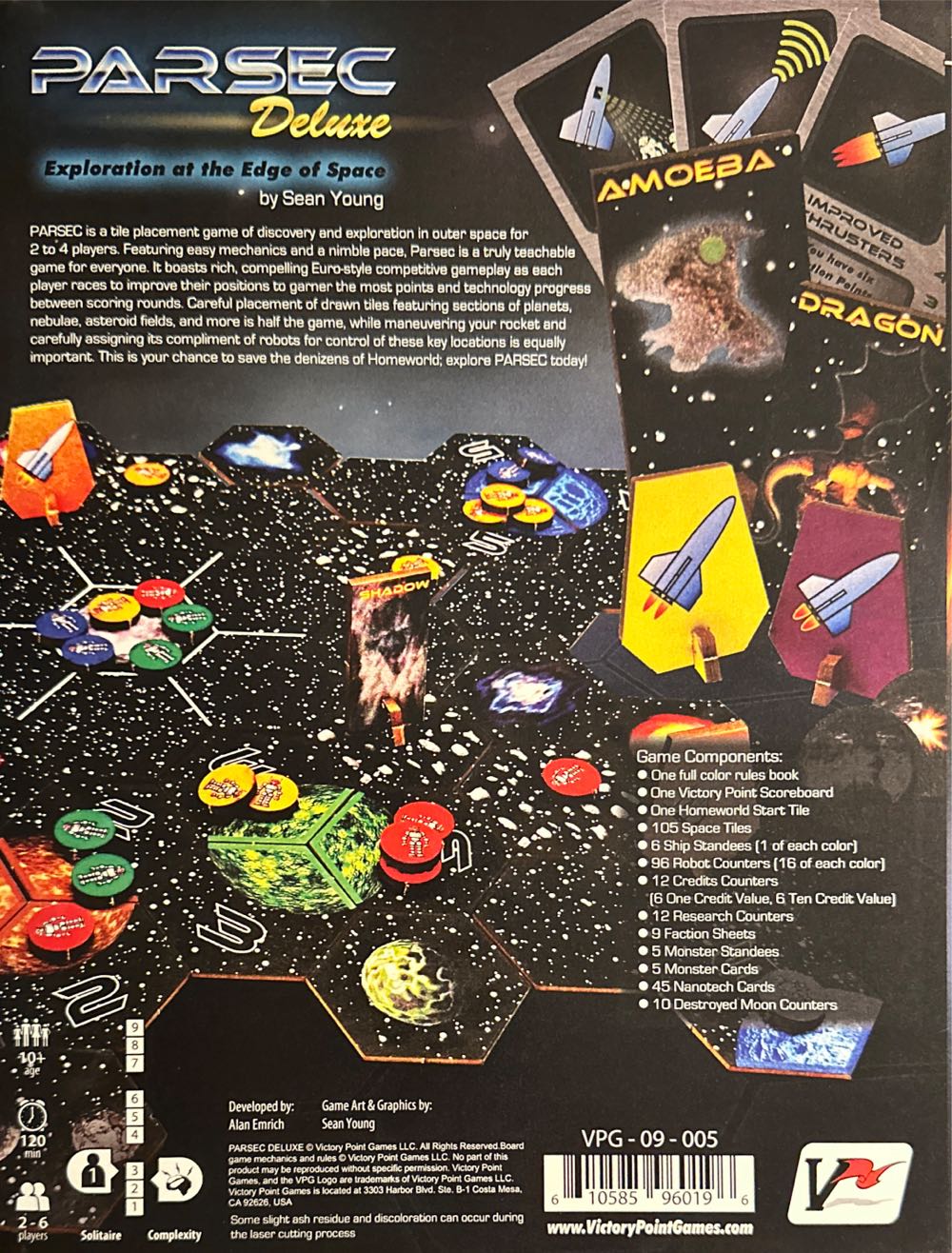 Parsec: Exploration at the Edge of Space (Deluxe)  (1-6) board game collectible [Barcode 610585960196] - Main Image 2