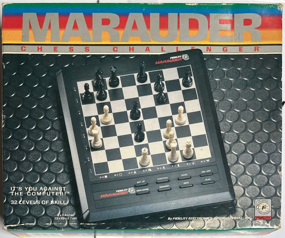 Vintage Fidelity Marauder Model Chess Challenger Working  board game collectible [Barcode 017223061213] - Main Image 2