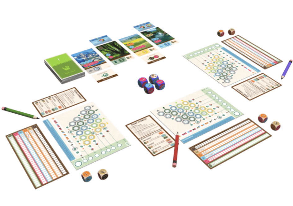 Cascadia: Rolling Rivers Kickstarter version  (1-4) board game collectible [Barcode 729220010636] - Main Image 3