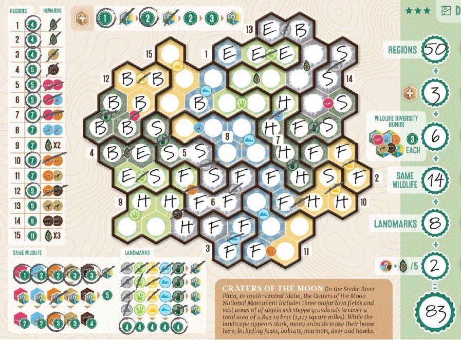 Cascadia: Rolling Hills  (1-4) board game collectible [Barcode 729220010605] - Main Image 4